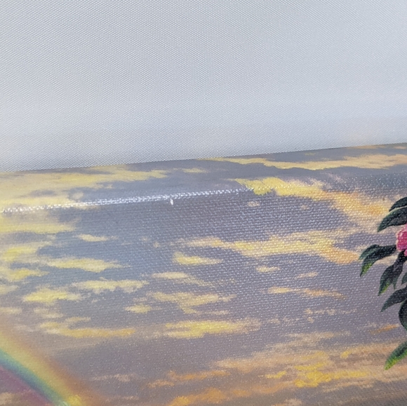 Thomas Kinkade Beauty And The Beast Disney Painting print, 14"x14", 2009 - Picture 7 of 9